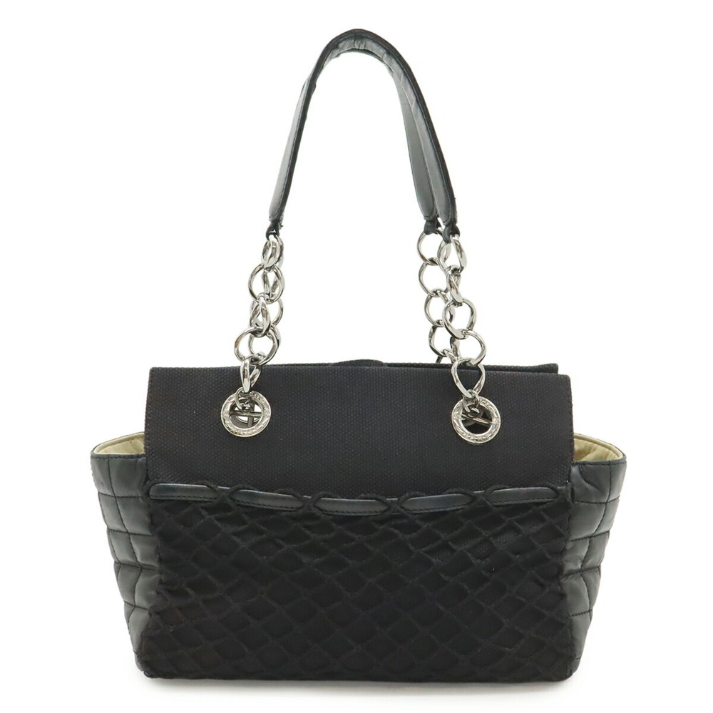 CHANEL Black Leather Tote Bag - Picture 2 of 10